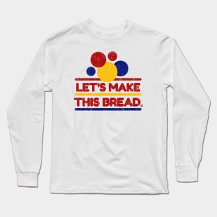 Wonder Bread / Retro Design Style Long Sleeve T-Shirt